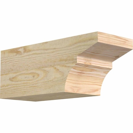 Ekena Millwork Monterey Rough Sawn Rafter Tail, Douglas Fir, 6"W x 6"H x 16"L RFT06X06X16MON00RDF